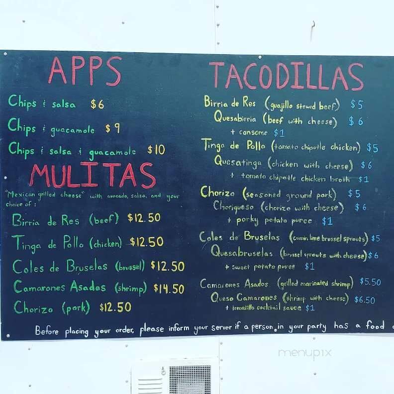 La Tacodilla - West Dennis, MA menu_pic
