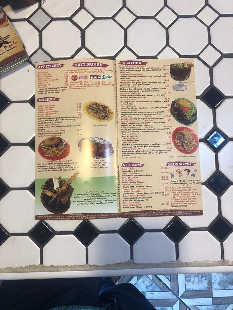 Don Bigotes - Spartanburg, SC menu_pic