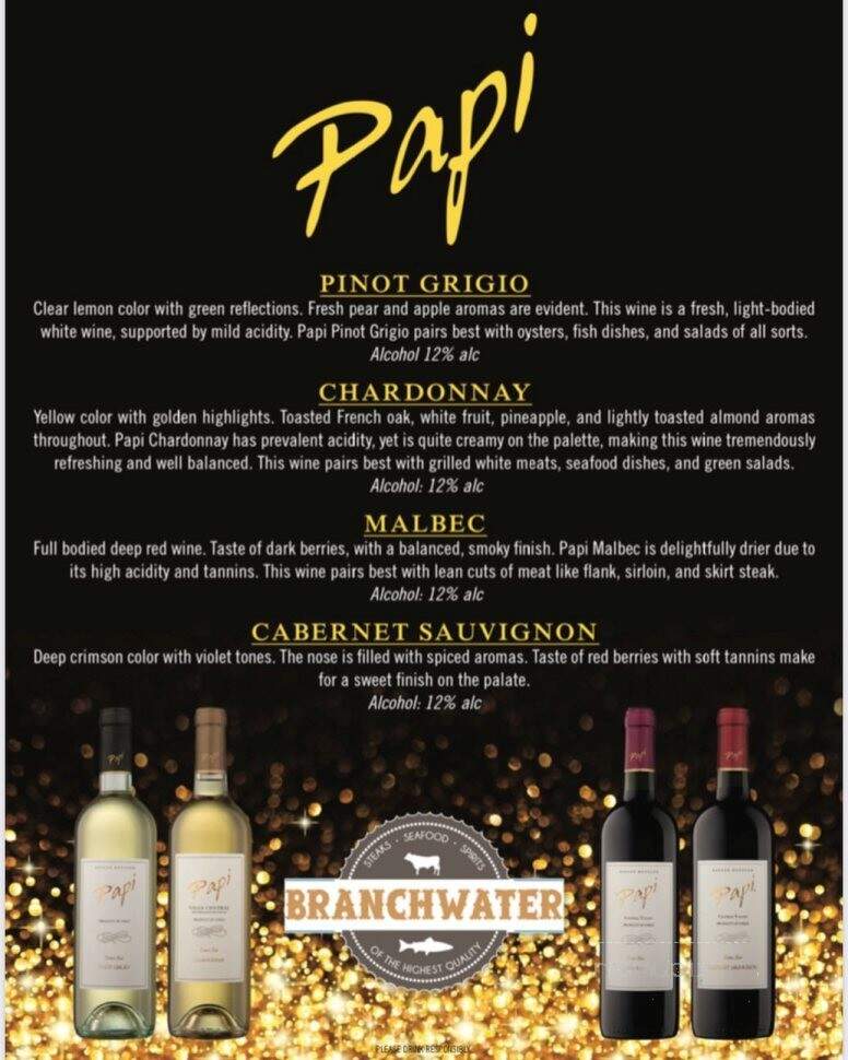 Branchwater - Canton, GA menu_pic