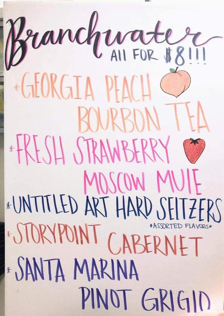 Branchwater - Canton, GA menu_pic