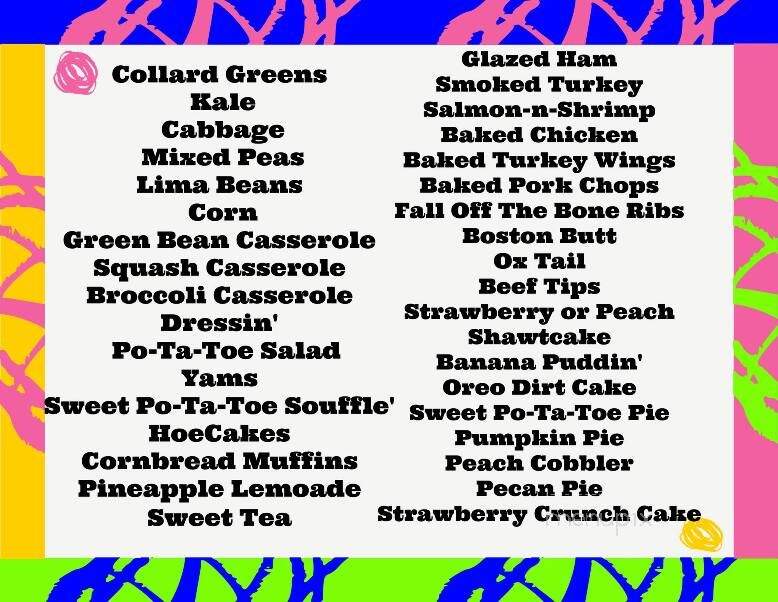 Potato Po-ta-toe - Bonaire, GA menu_pic
