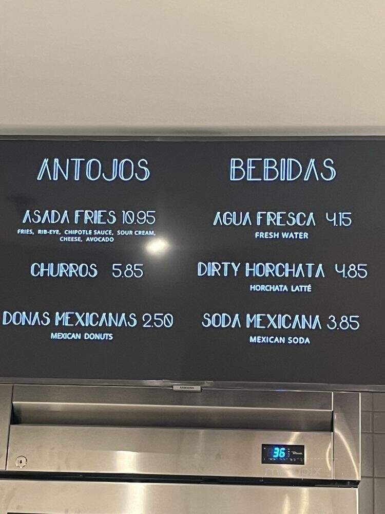 Conde - Las Vegas, NV menu_pic