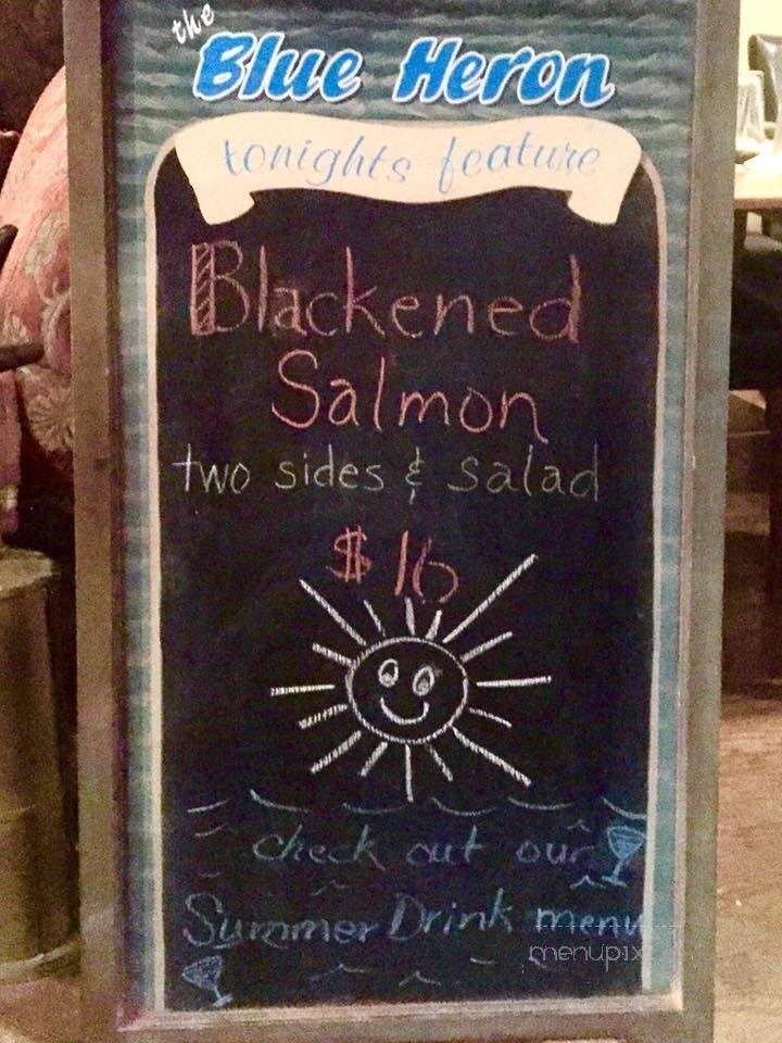 The Blue Heron Restaurant at the Landing - Van Buren, MO menu_pic