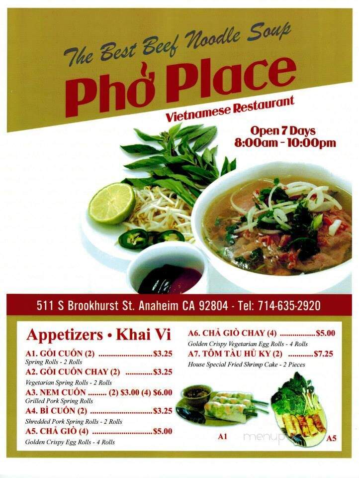 Pho Place - Anaheim, CA