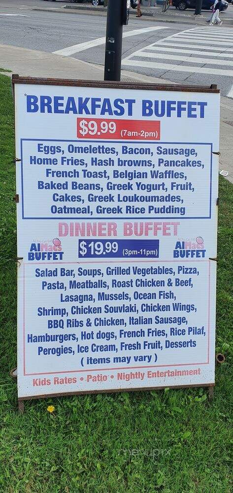 AlMacs Buffet - Niagara Falls, ON menu_pic