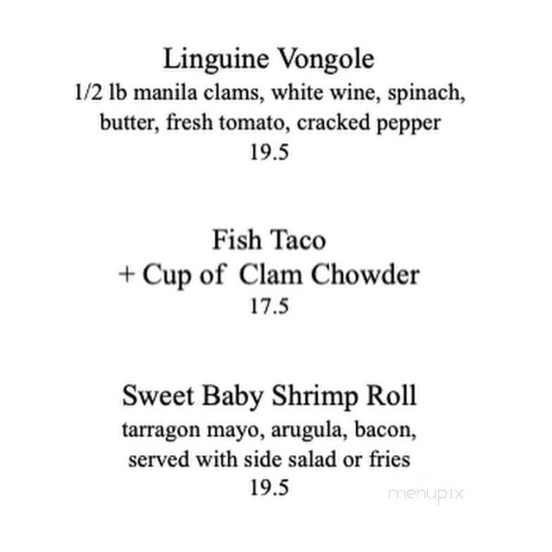 Nautical Nellies Steak & Seafood House - Victoria, BC menu_pic