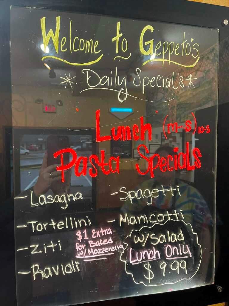 Geppeto's Of Newton - Newton, NC menu_pic