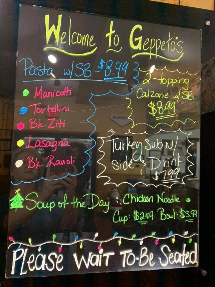 Geppeto's Of Newton - Newton, NC menu_pic