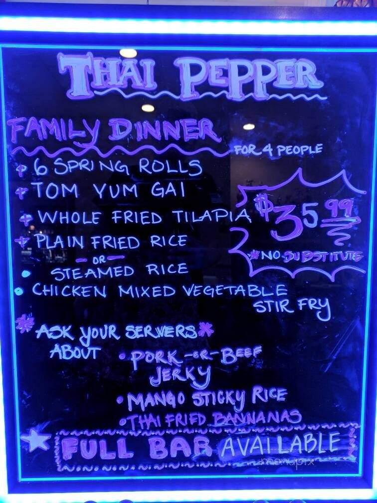 Thai Pepper #1 Restaurant - Fayetteville, NC