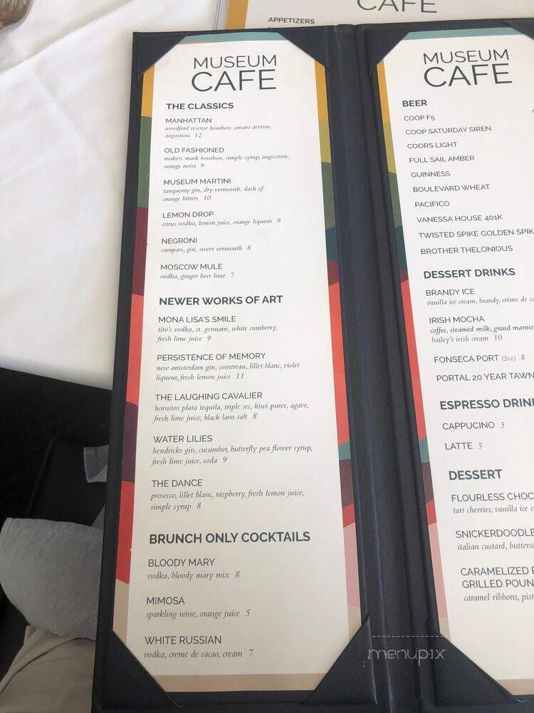 Museum Of Art Cafe - Oklahoma City, OK menu_pic