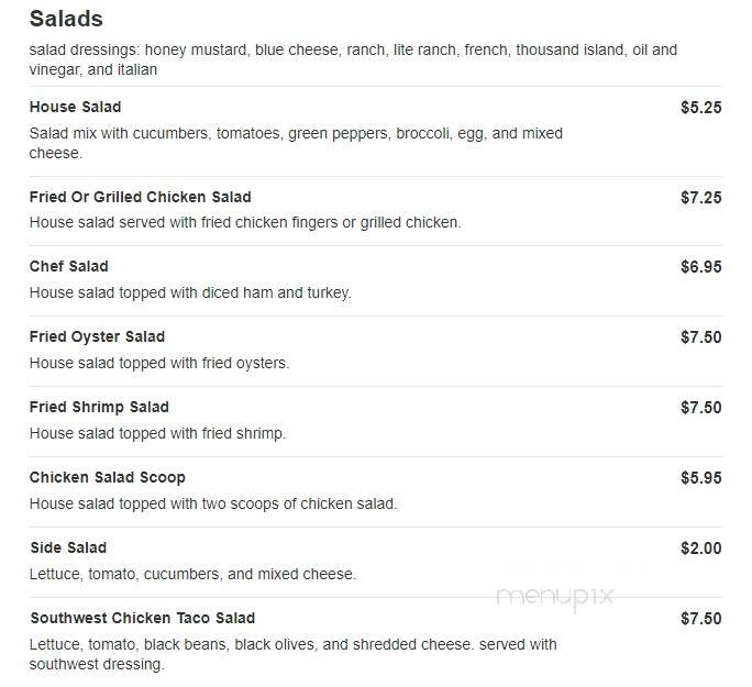 Wing King Cafe - Rock Hill, SC menu_pic