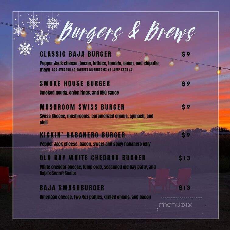 Baja Restaurant - Virginia Beach, VA menu_pic