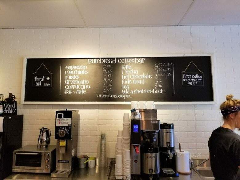 Purebread Whistler - Whistler, BC menu_pic
