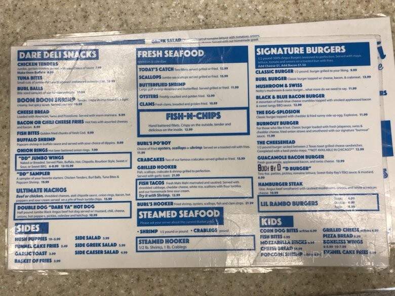 Dare Deli & Steamhouse - Yorktown, VA menu_pic