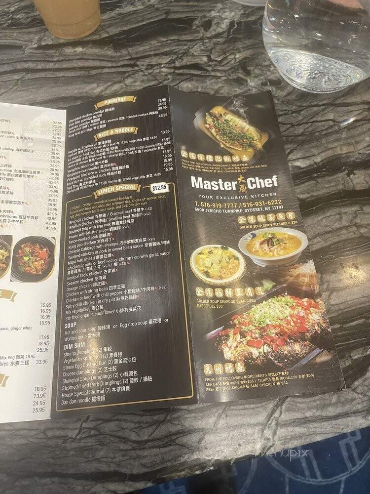 Master Chef - Syosset, NY menu_pic