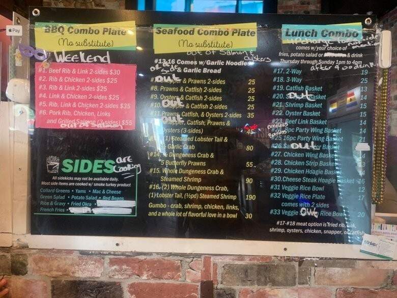 Colos' Soul Food & Seafood - Sacramento, CA menu_pic