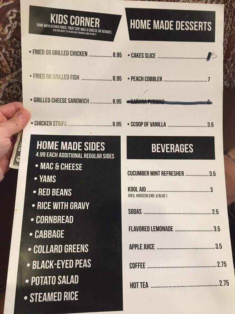 Colos' Soul Food & Seafood - Sacramento, CA menu_pic