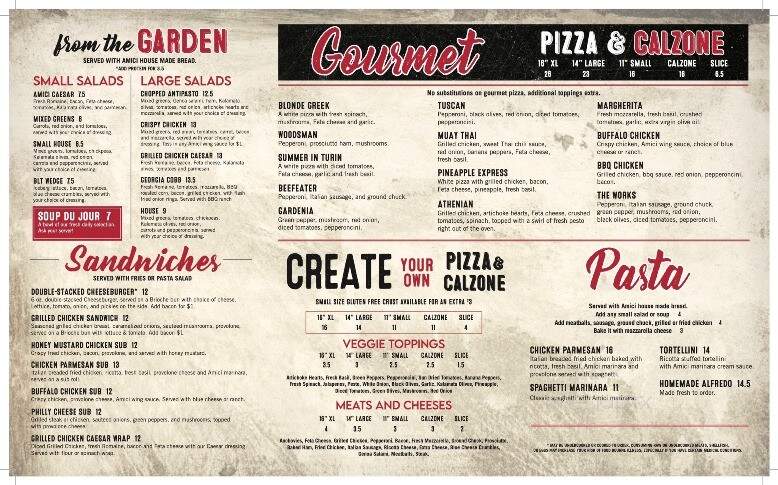 Amici At Trilith - Fayetteville, GA menu_pic