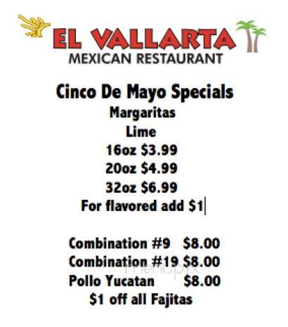 El Vallarta - Blair, NE menu_pic