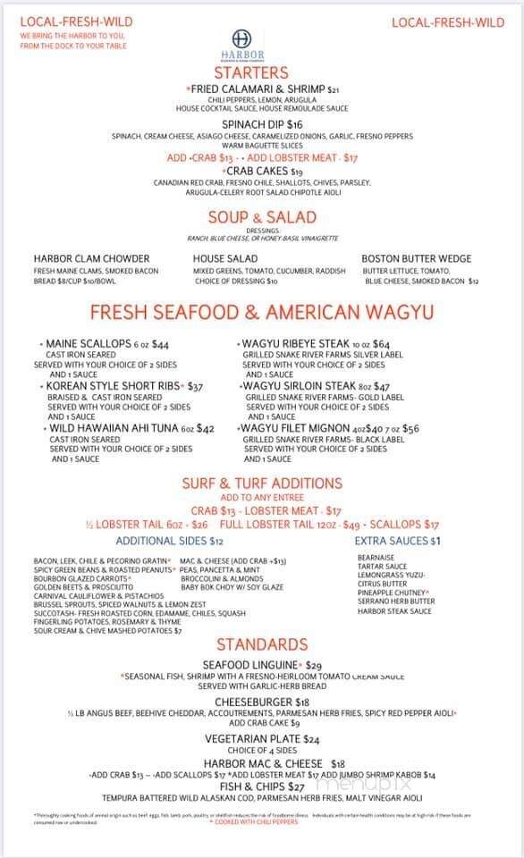 Harbor Seafood & Steak Co. - Salt Lake City, UT