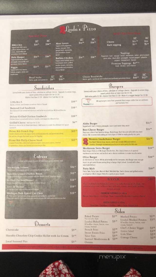 Corner Landing - Ionia, MI menu_pic