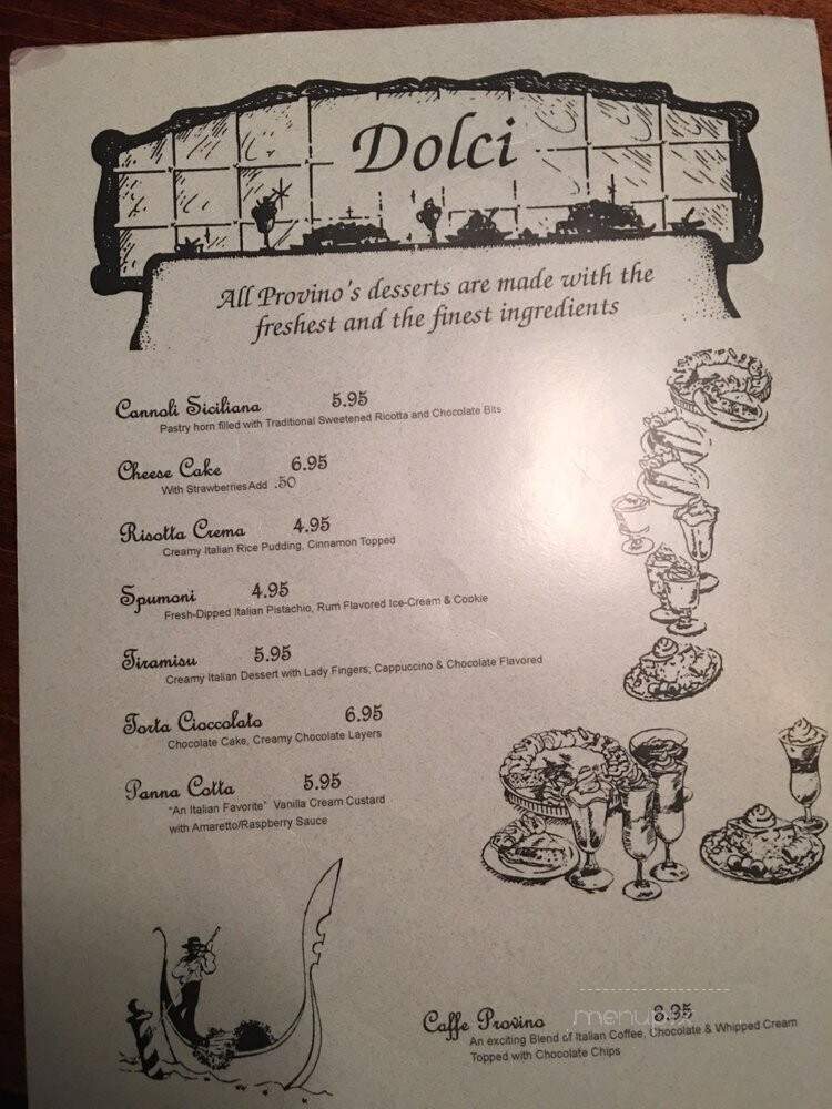 Provino's - Canton, GA menu_pic