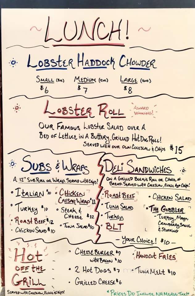 Ida Mae's Deli - Seabrook, NH menu_pic
