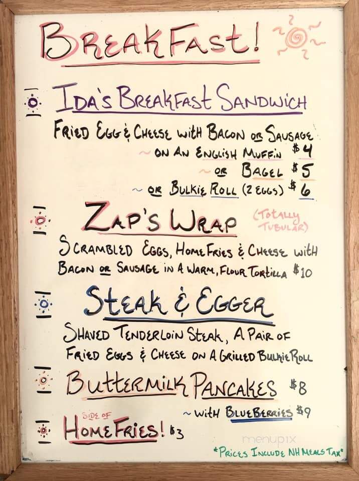 Ida Mae's Deli - Seabrook, NH menu_pic