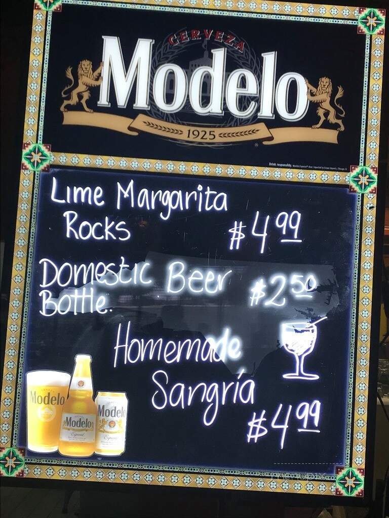Los Tres Magueyes - Rolesville, NC menu_pic