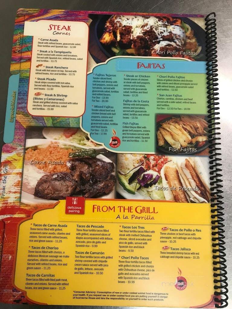 Los Tres Magueyes - Rolesville, NC menu_pic