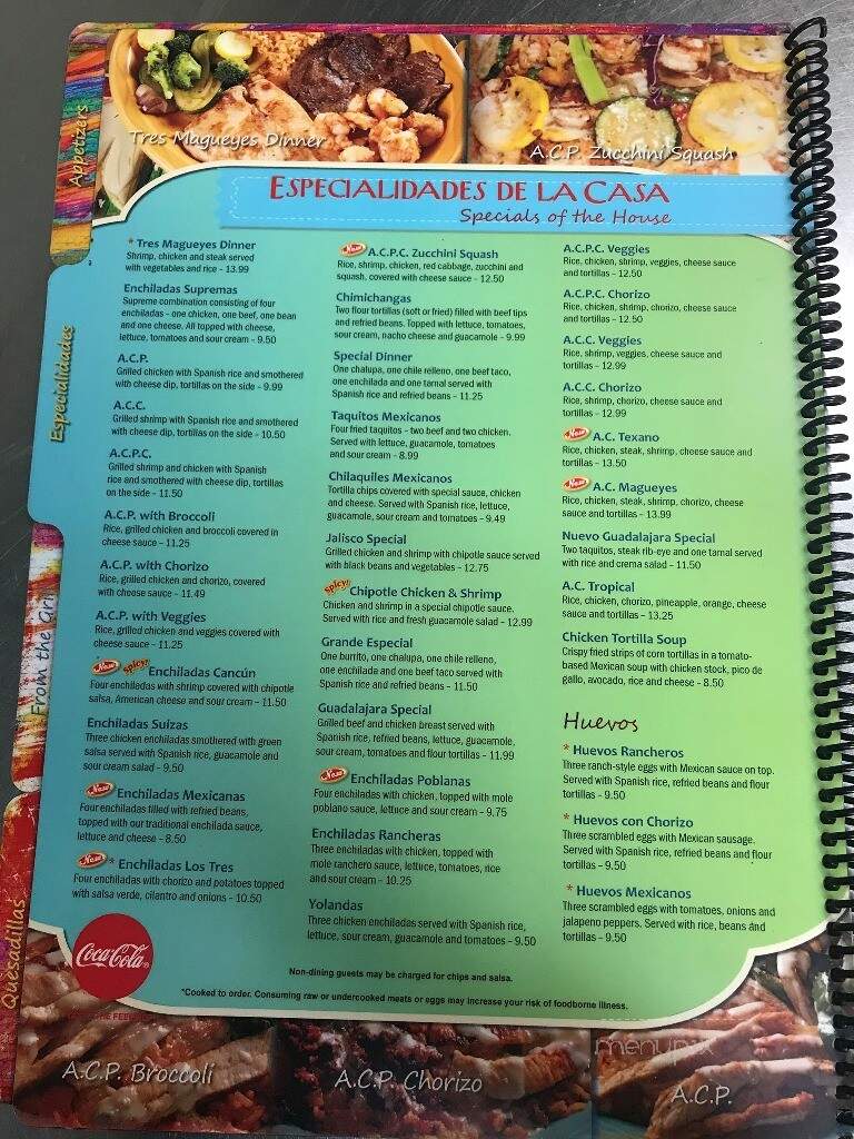 Los Tres Magueyes - Rolesville, NC menu_pic