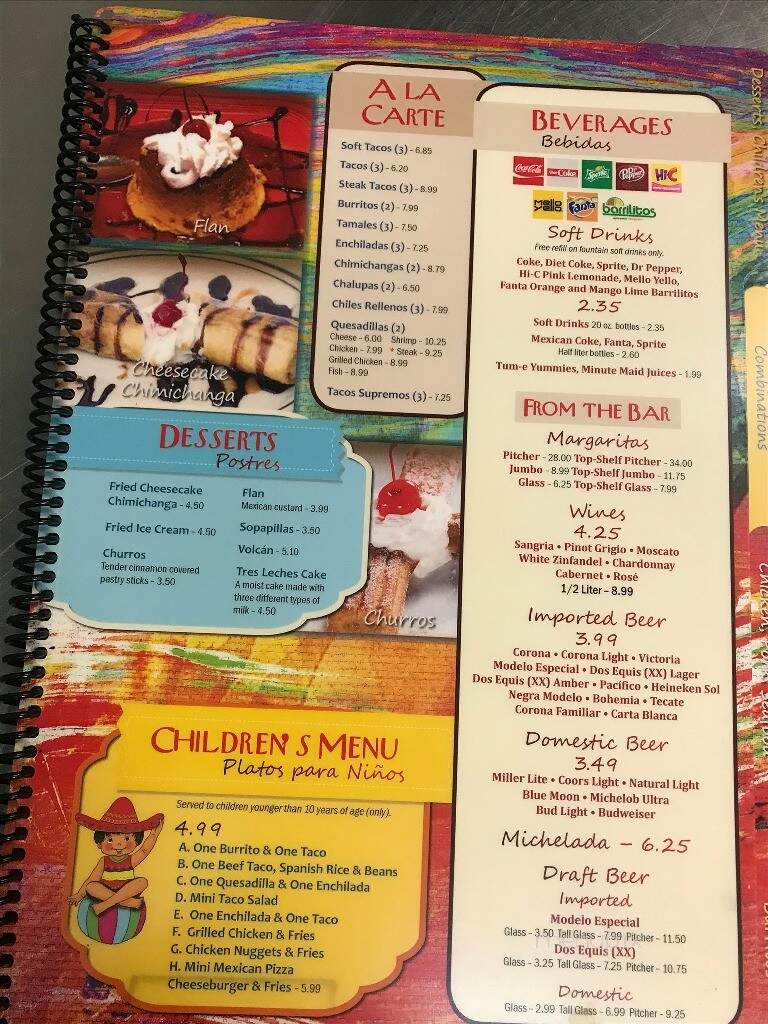 Los Tres Magueyes - Rolesville, NC menu_pic