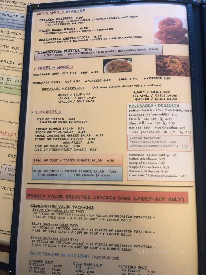 Mulberry's Pancakes Cafe - Union Grove, WI menu_pic
