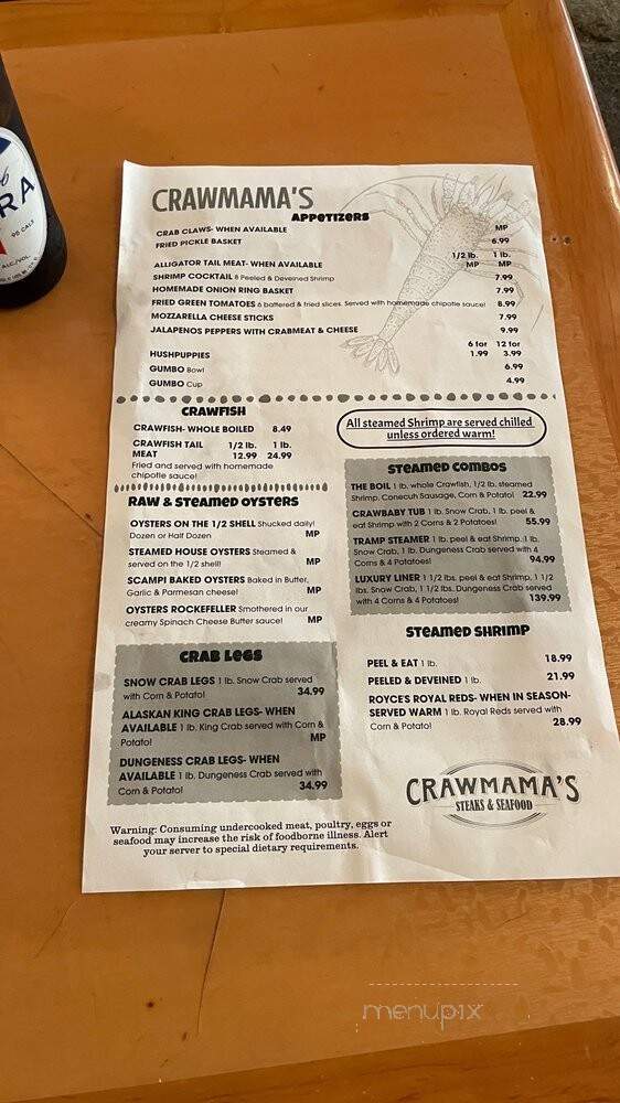 Crawmamma's Steaks & Seafood - Guntersville, AL