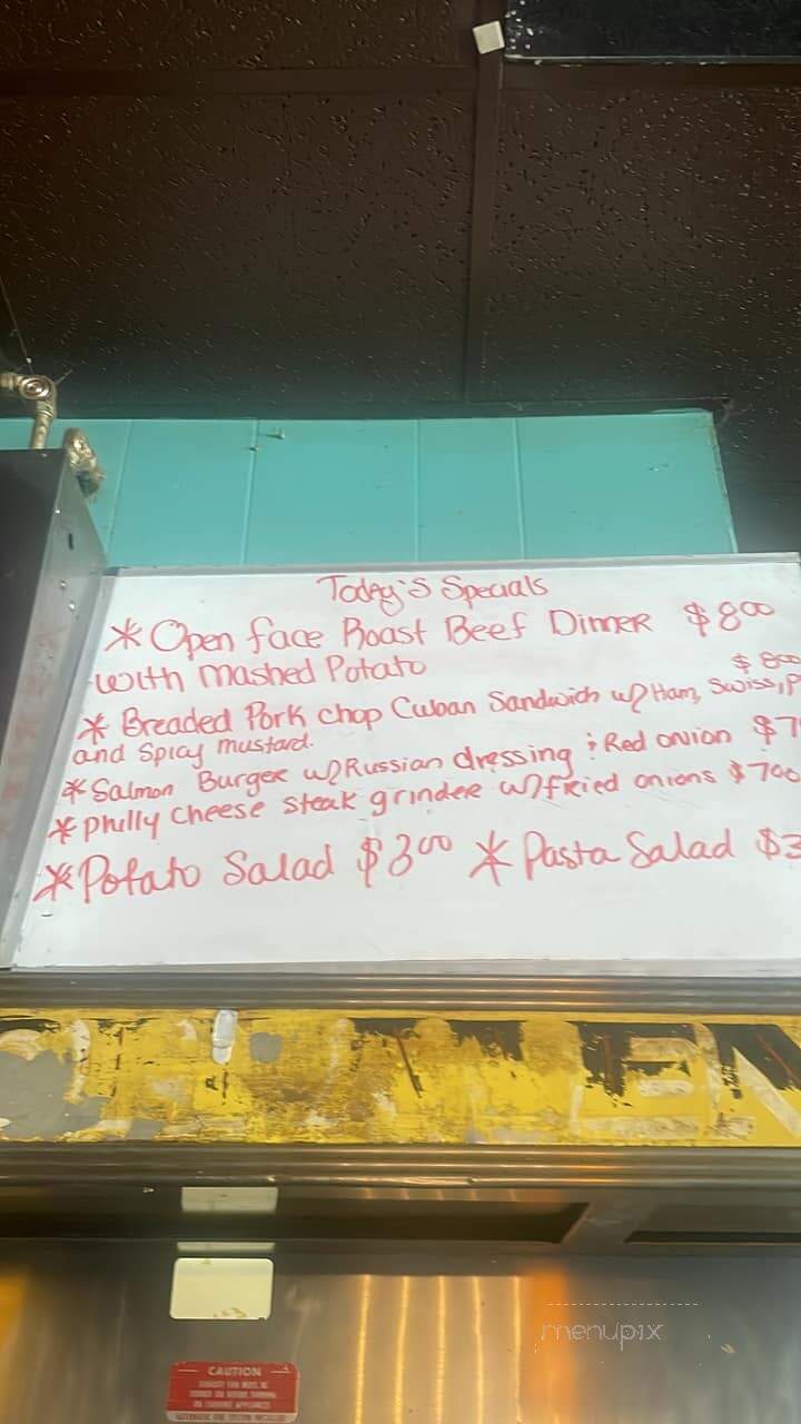 Matty's Corner - Bridgeport, CT menu_pic