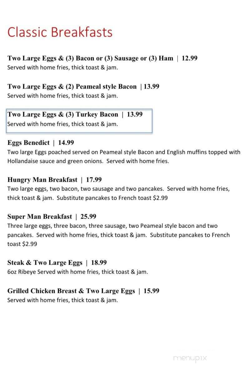 Brunswick Sports Grill & Bar - Parry Sound, ON menu_pic