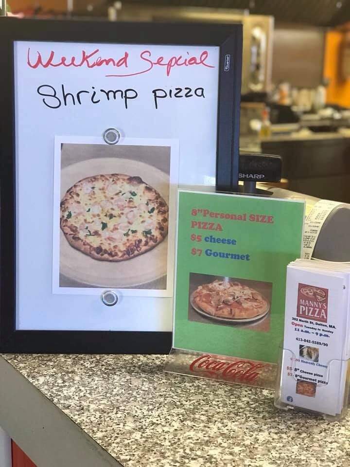 Manny's Pizza - Dalton, MA menu_pic