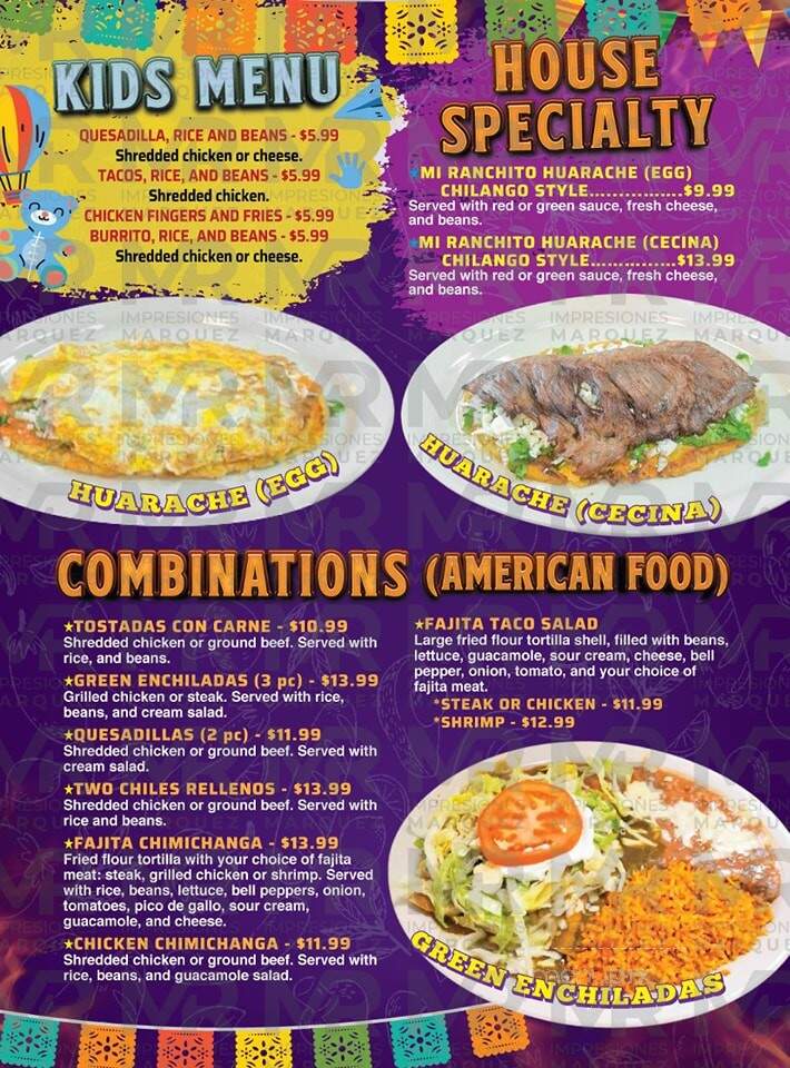 Brito's Restaurant - Pelham, AL menu_pic