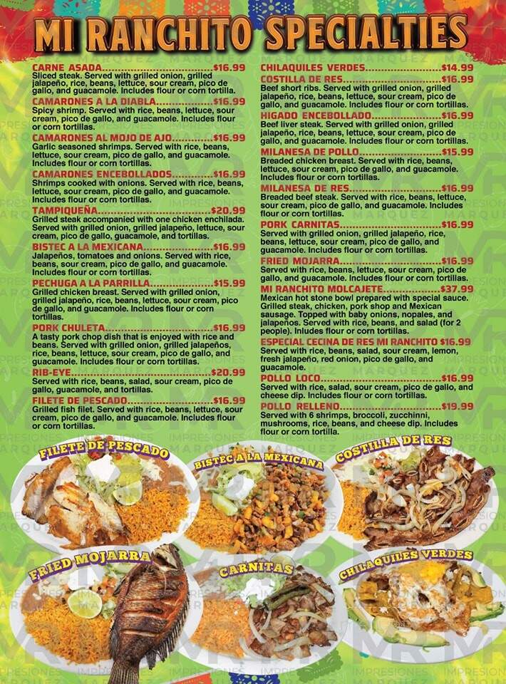 Brito's Restaurant - Pelham, AL menu_pic