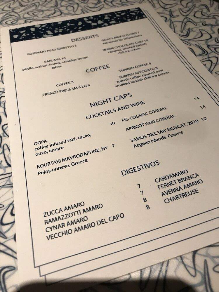 Reyla - Asbury Park, NJ menu_pic