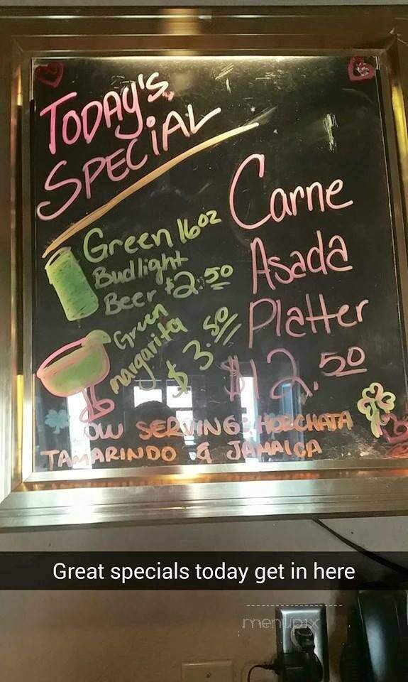 Hacienda Real - Lincoln, NE menu_pic
