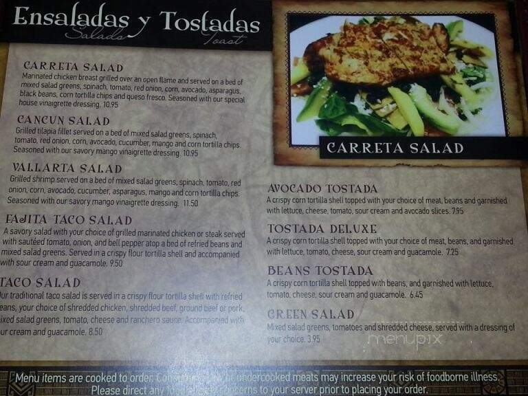 Hacienda Real - Lincoln, NE menu_pic