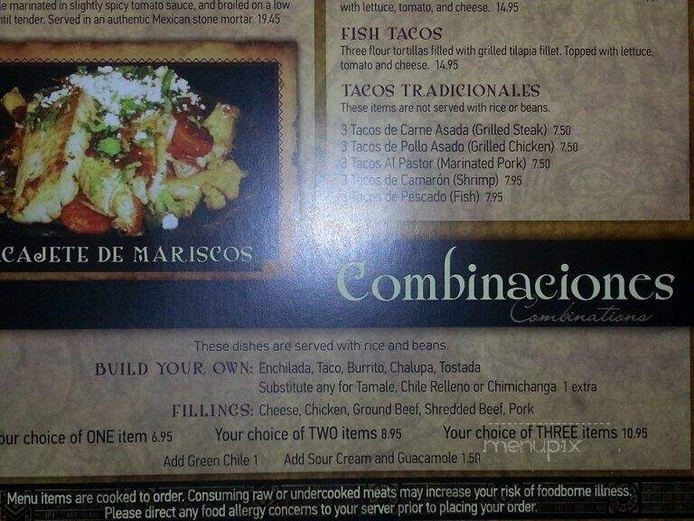 Hacienda Real - Lincoln, NE menu_pic