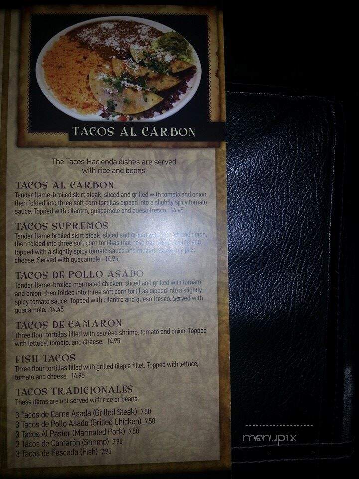 Hacienda Real - Lincoln, NE menu_pic