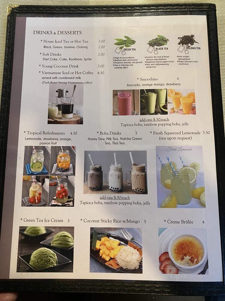Bamboo Bistro - Grafton, WI menu_pic