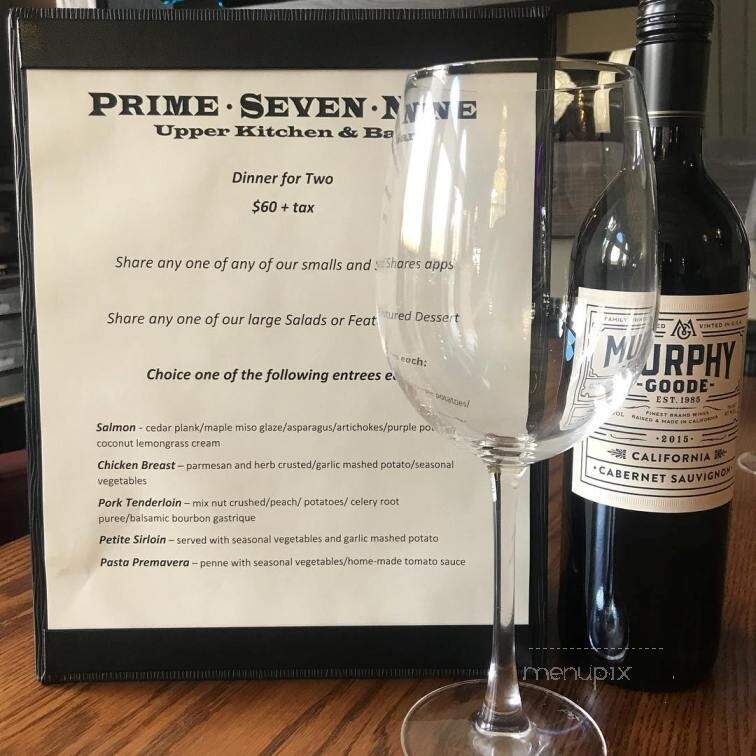 Prime Seven Nine - Collingwood, ON menu_pic