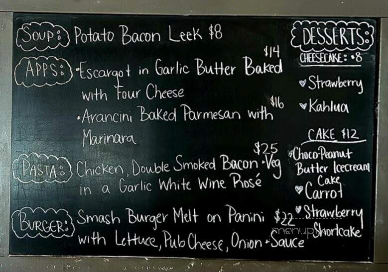 Moody's Bar & Grill - Millbrook, ON menu_pic