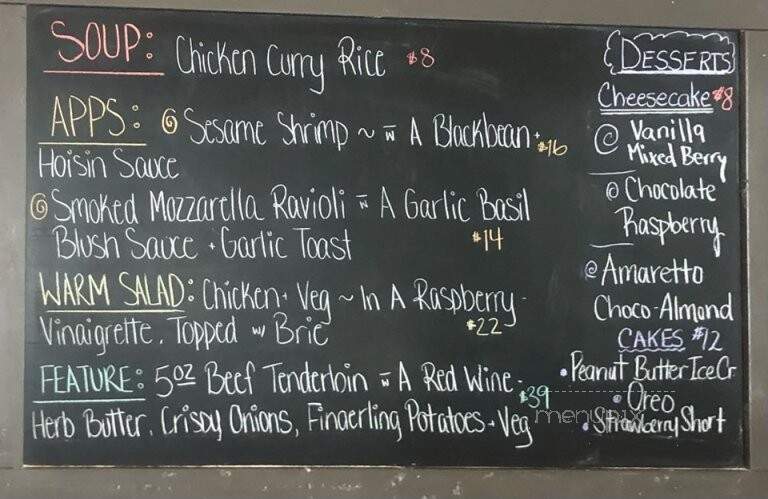 Moody's Bar & Grill - Millbrook, ON menu_pic