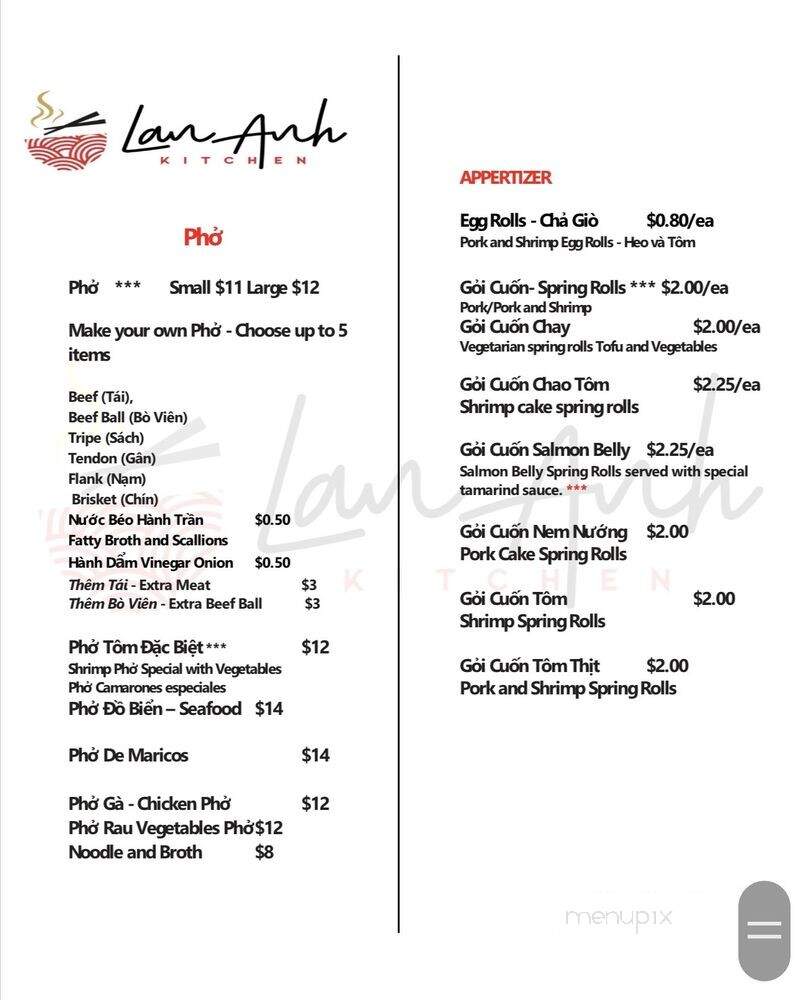 LanAnh Kitchen - Westminster, CA