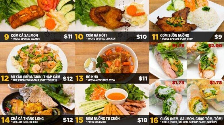 LanAnh Kitchen - Westminster, CA menu_pic